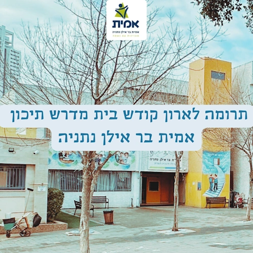 תרומה לארון קודש בר אילן נתניה