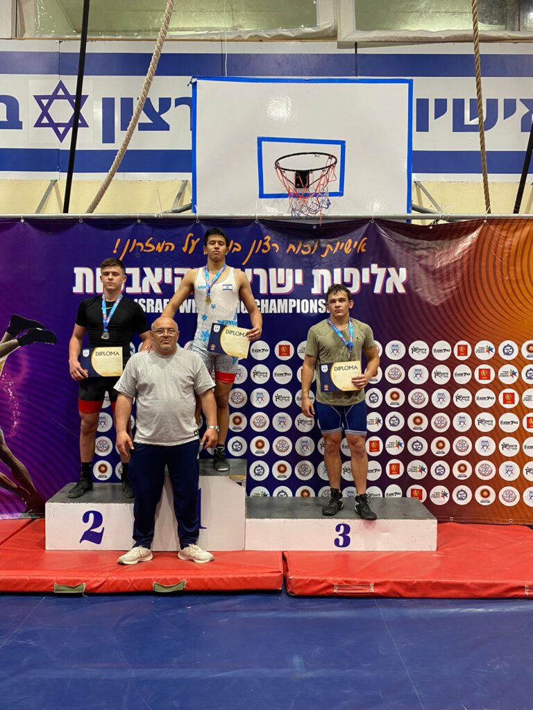 הזוכה באליפות ישראל בהיאבקות: דניאל קגלובסקי, תלמיד מקיף אמית באר שבע