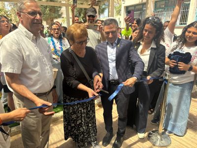 באולפנת אמית אוריה בבאר שבע הנציחו את המנהל המיתולוגי מיכאל בנסון בהקמת מרחב חינוכי לזכרו