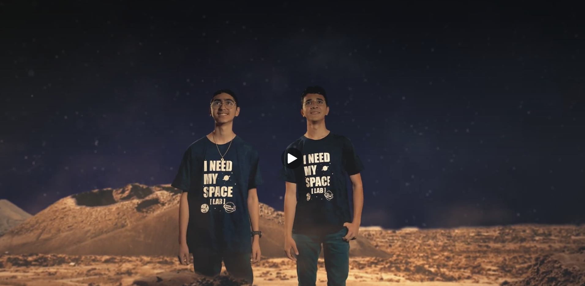 תלמידים בתכנית אקו חלל בשיתוף קרן רמון צילום מסך מהסרטון המוטמע בהמשך